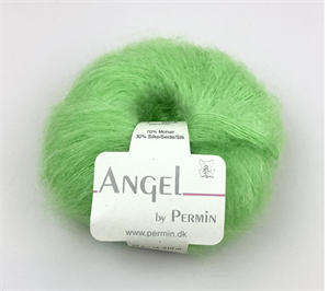 Angel by permin silke mohair - Jelly green